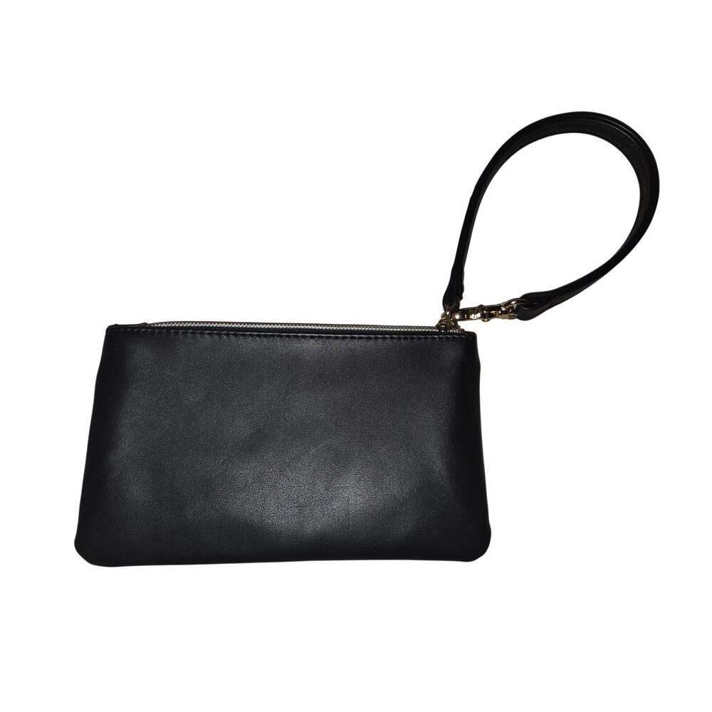 Betsy Johnson Black Wristlet Coin Wallet